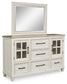 Shaybrock  Panel Bed, Dresser And Mirror