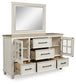 Shaybrock  Panel Bed, Dresser And Mirror