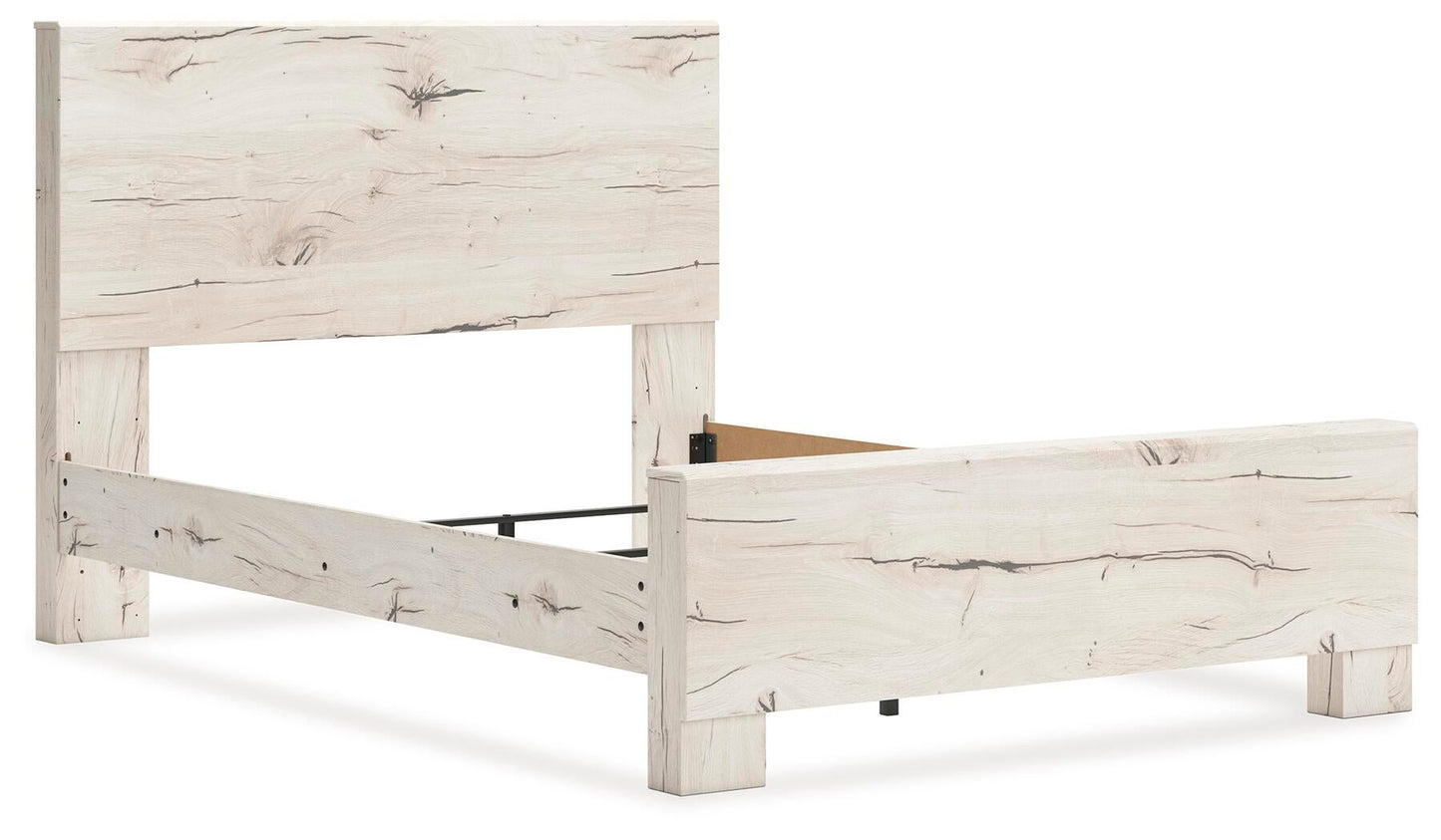 Lawroy  Panel Bed, Dresser, Mirror, Chest And Nightstand