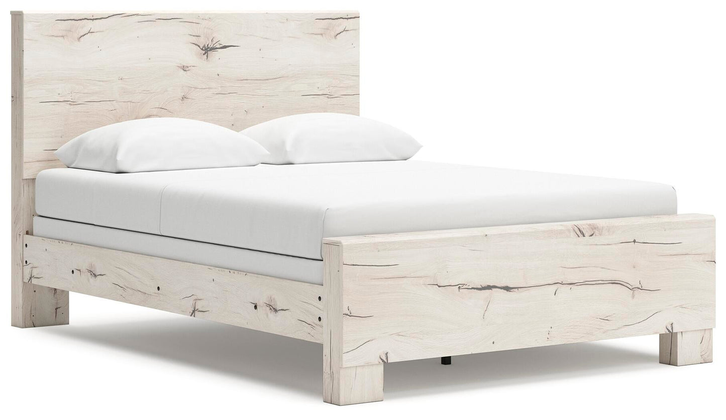 Lawroy  Panel Bed, Dresser, Mirror, Chest And Nightstand