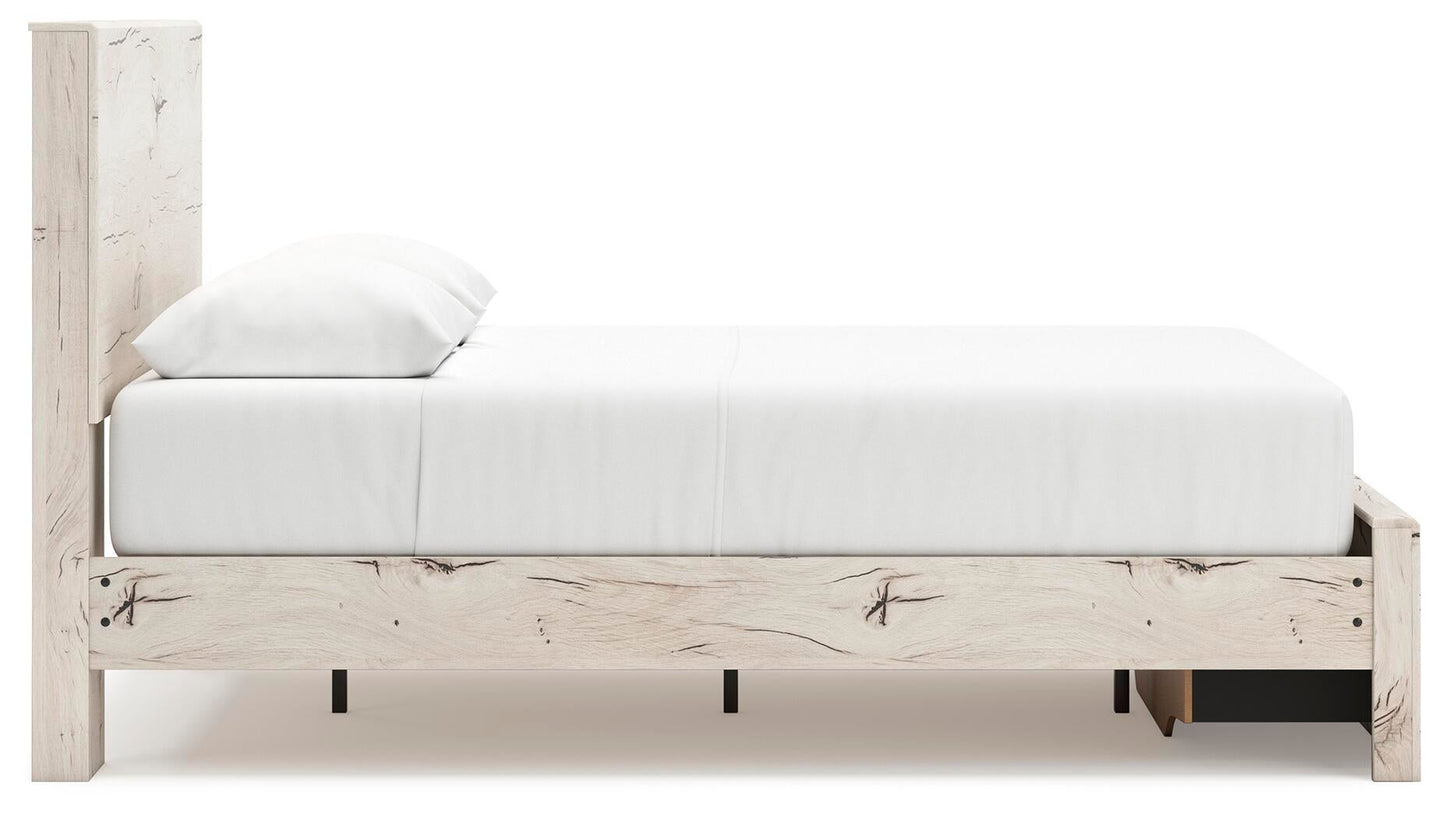 Lawroy  Panel Storage Bed, Dresser And Mirror