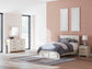 Lawroy  Panel Storage Bed, Dresser, Mirror And Nightstand