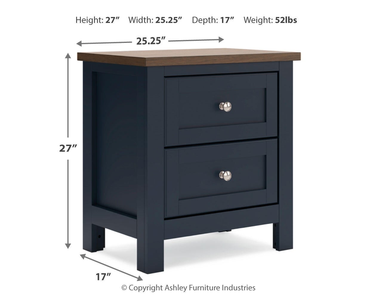 Landocken  Panel Headboard, Dresser, Mirror And Nightstand