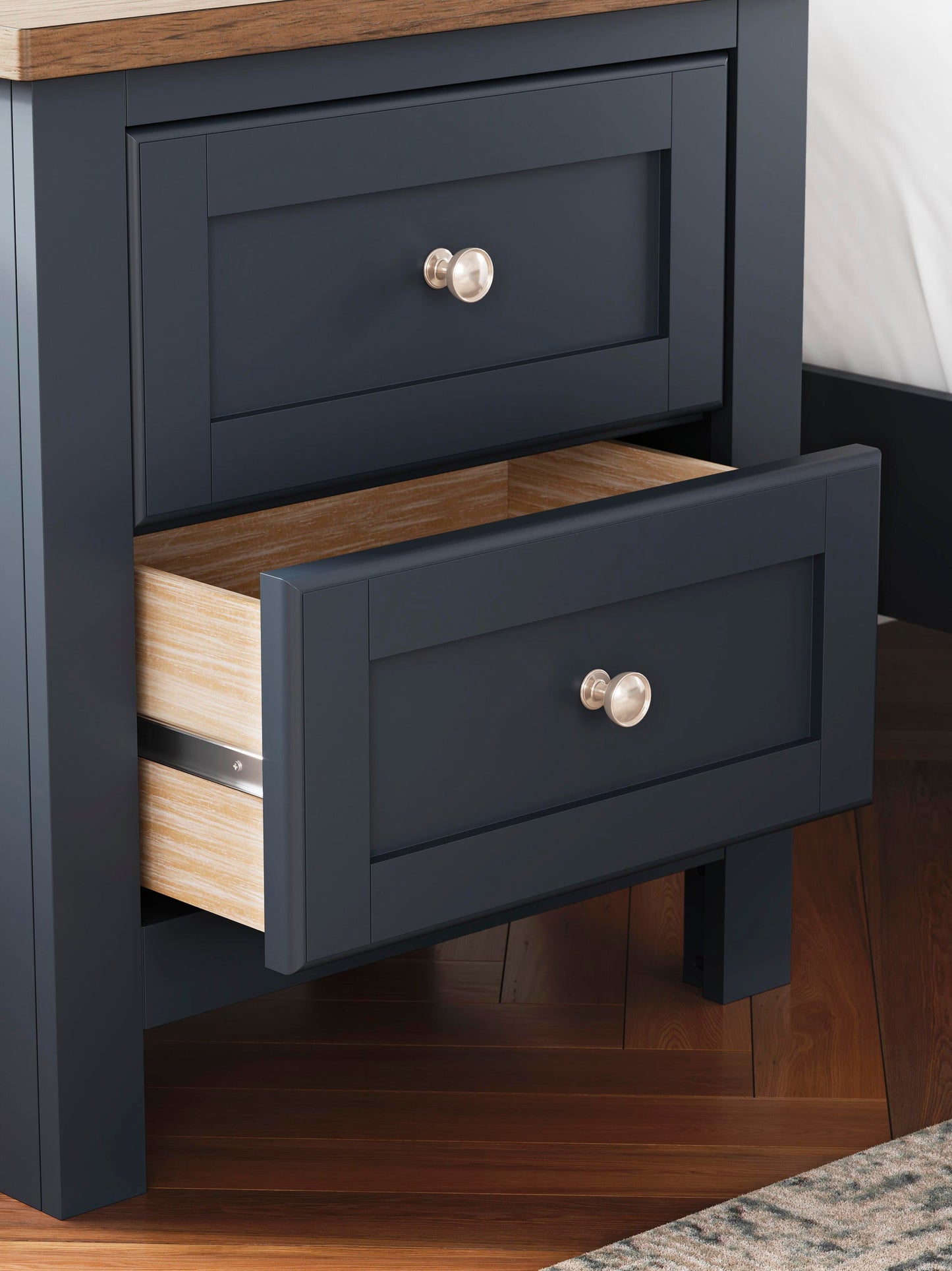 Landocken  Panel Headboard, Dresser, Mirror And Nightstand