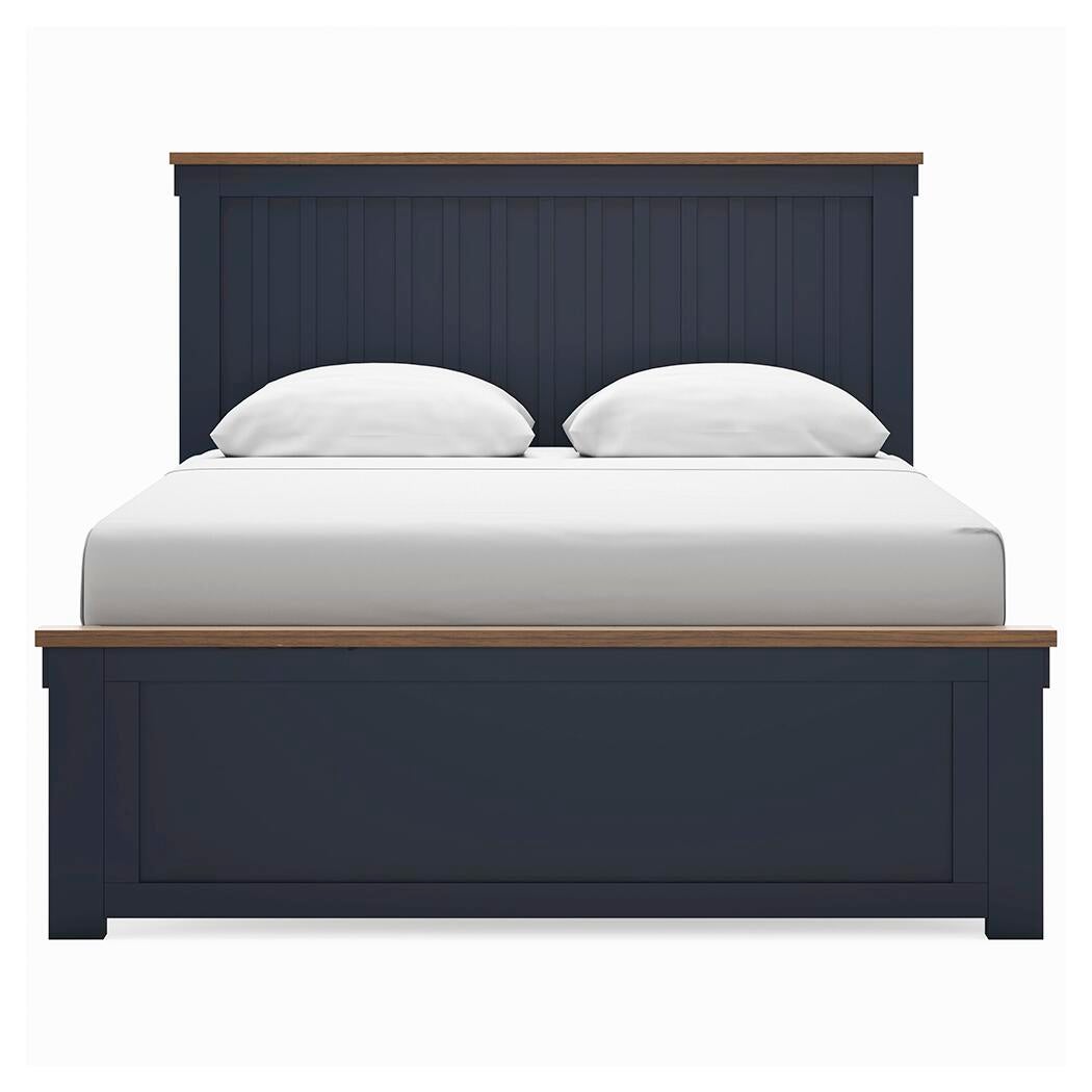 Landocken  Panel Bed, Dresser, Mirror, Chest And Nightstand