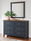Landocken  Panel Bed, Dresser, Mirror, Chest And Nightstand