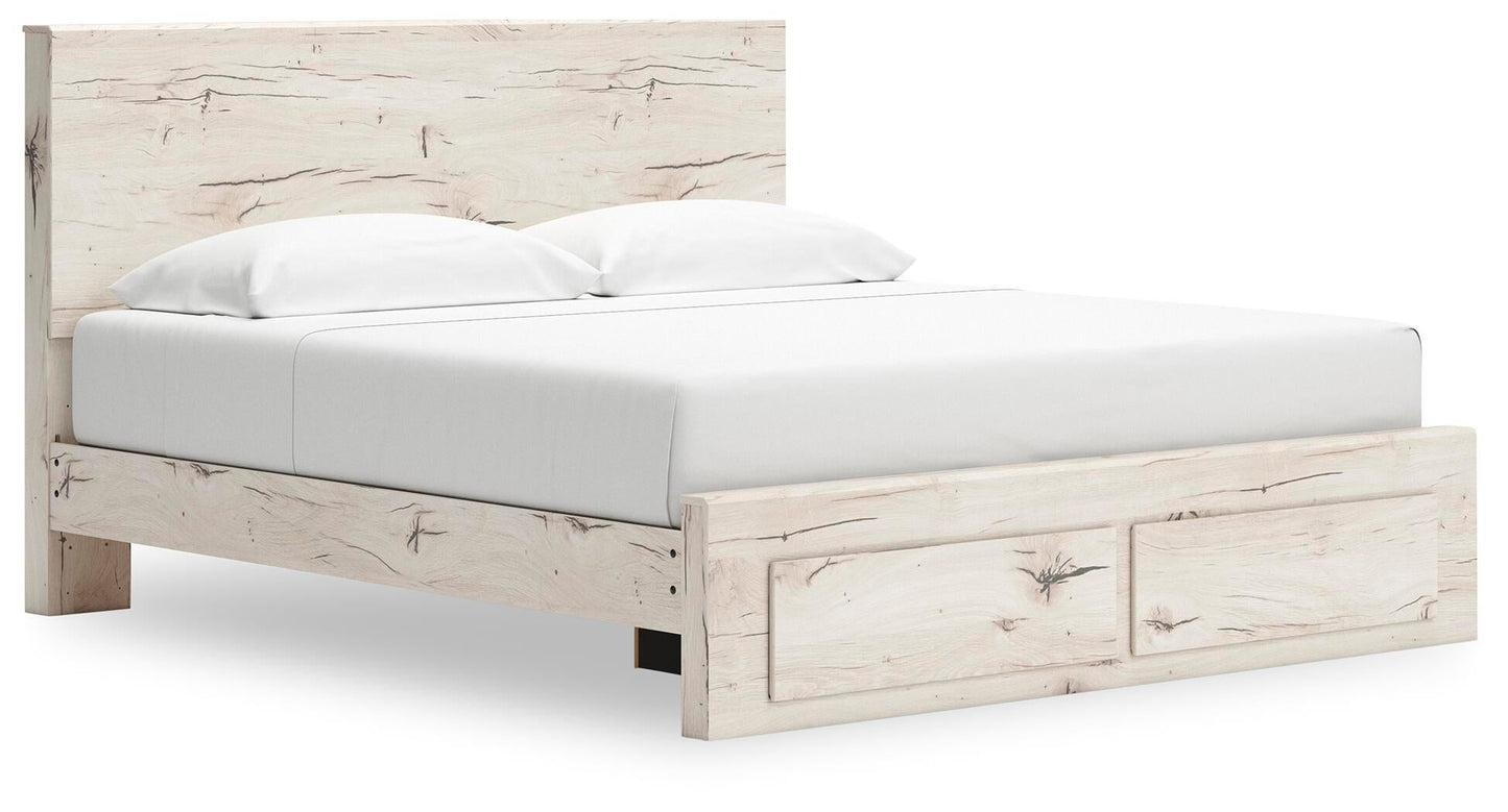 Lawroy  Panel Storage Bed, Dresser And Mirror