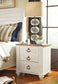 Willowton  Panel Bed With Mirrored Dresser And Nightstand