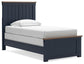 Landocken  Panel Bed, Dresser, Mirror And Nightstand