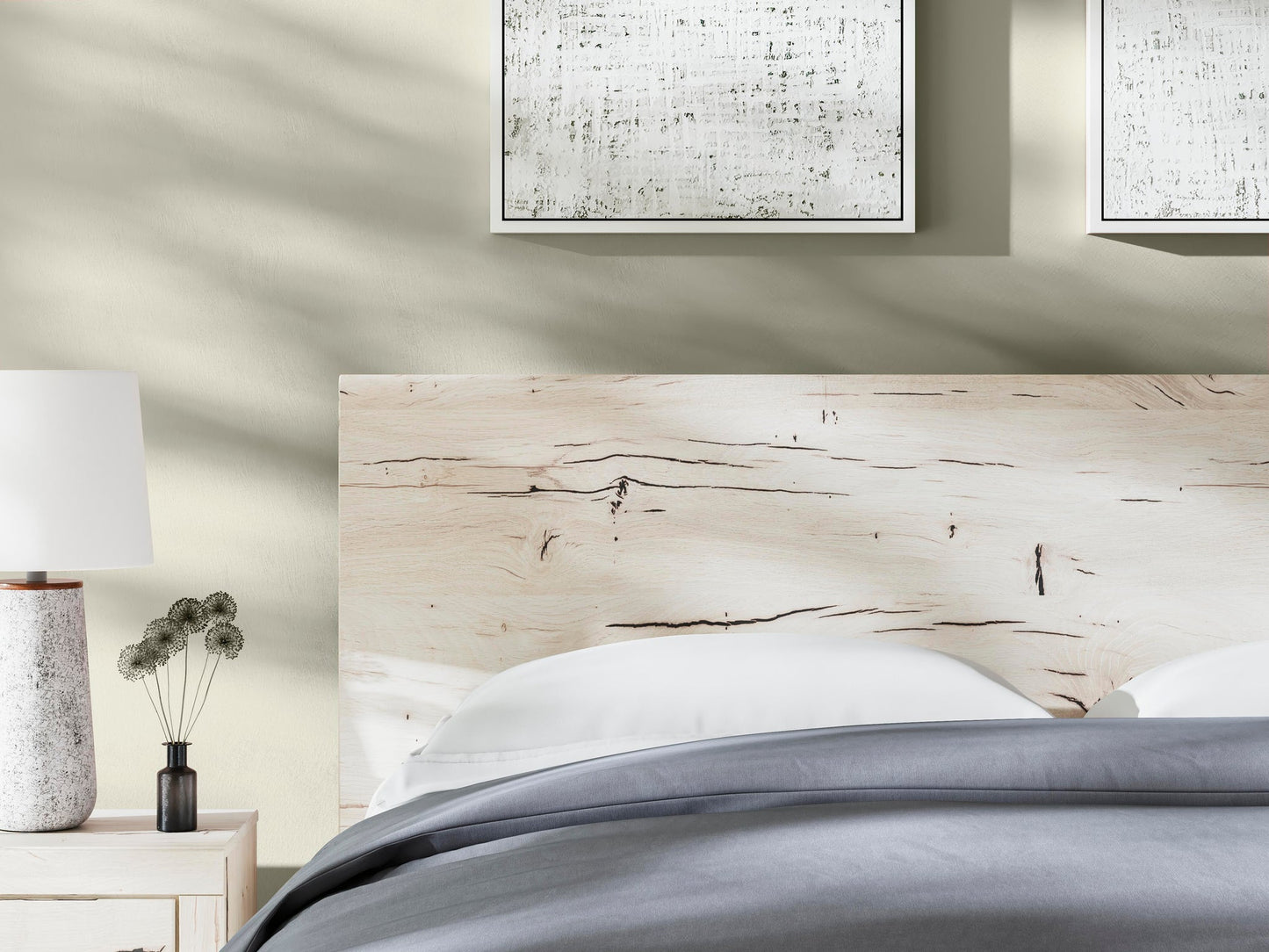 Lawroy  Panel Headboard, Dresser And Mirror