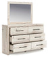 Lawroy  Panel Headboard, Dresser And Mirror