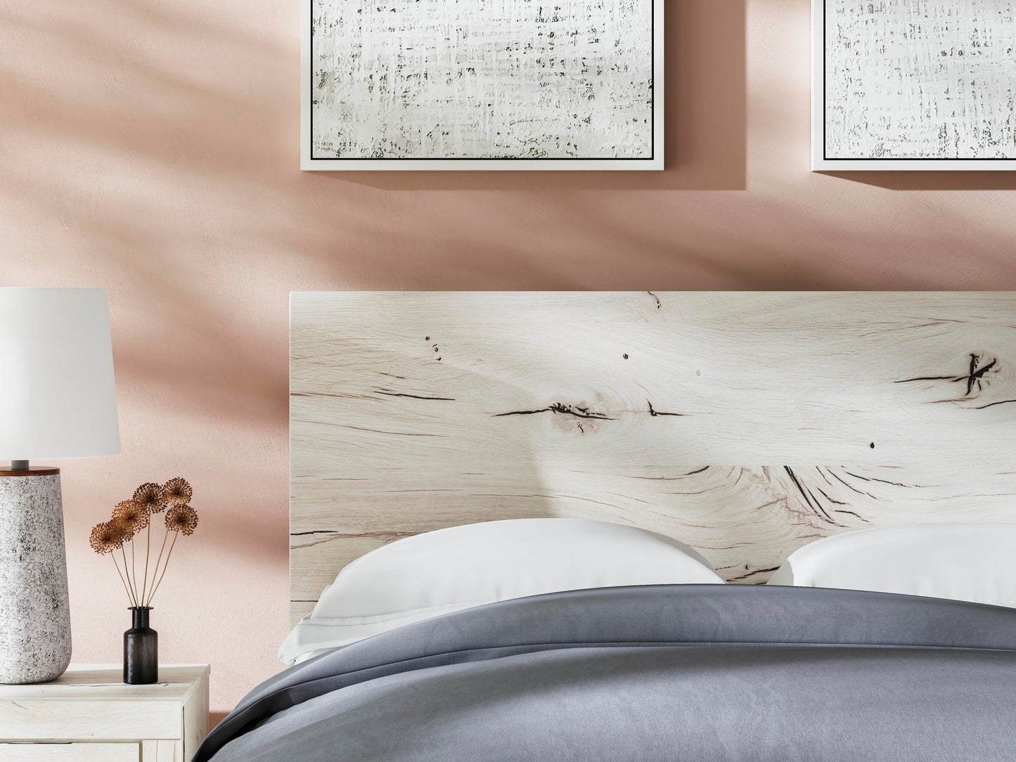 Lawroy  Panel Headboard, Dresser And Mirror