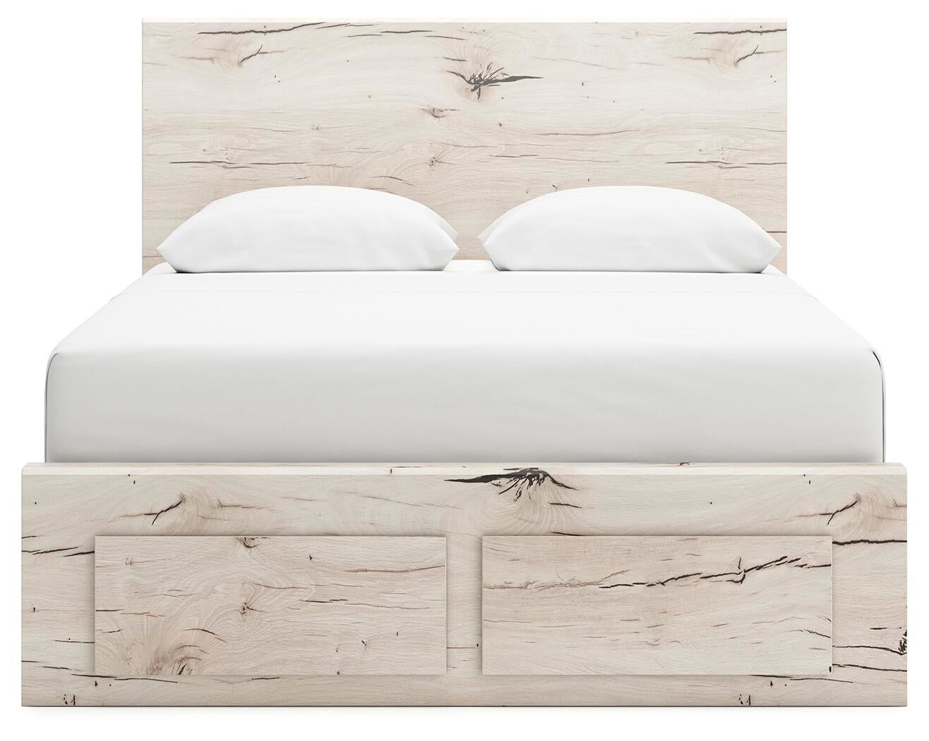 Lawroy  Panel Storage Bed, Dresser, Mirror, Chest And Nightstand