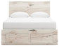 Lawroy  Panel Storage Bed, Dresser, Mirror, Chest And Nightstand