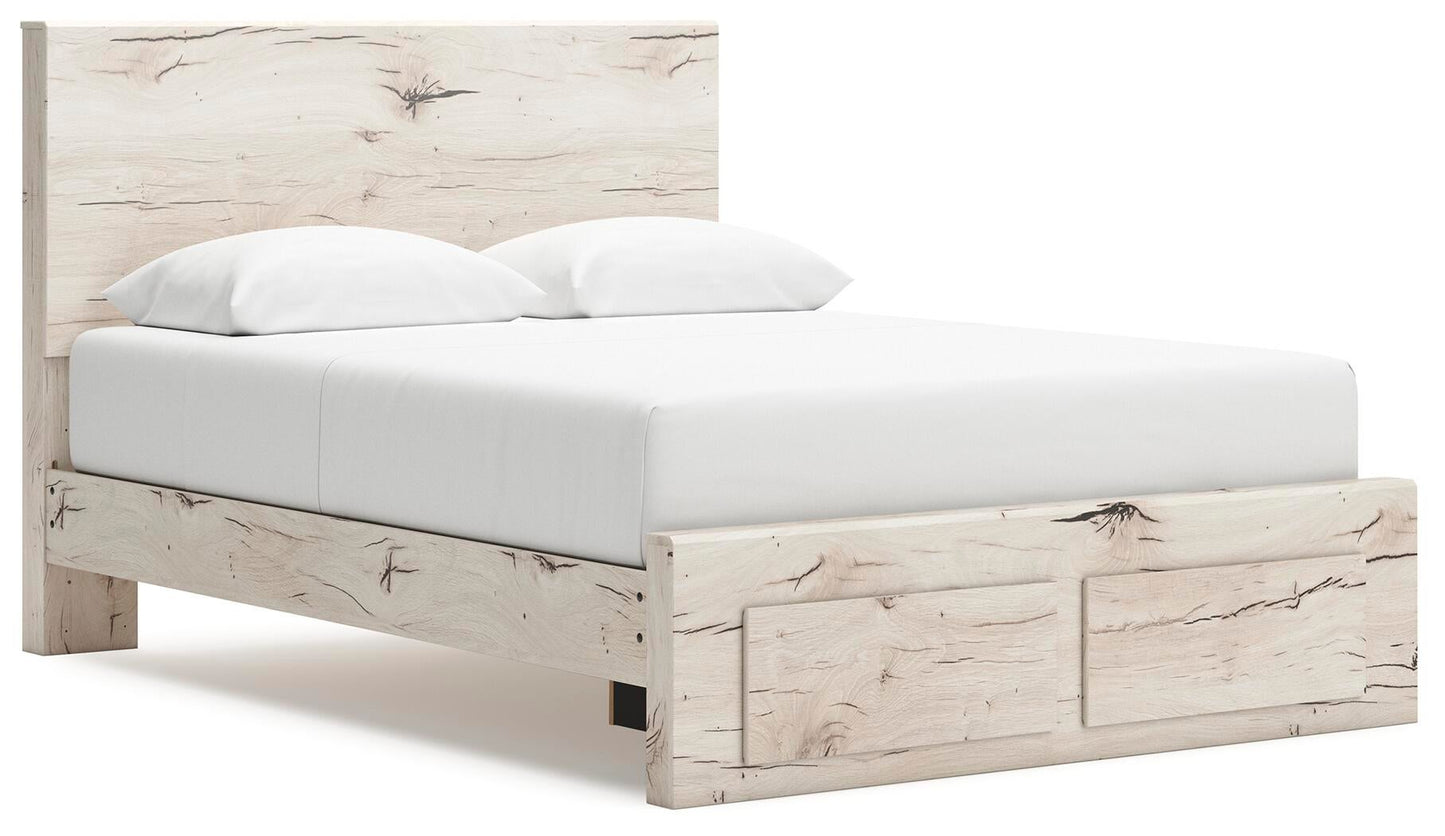 Lawroy  Panel Storage Bed, Dresser, Mirror, Chest And Nightstand