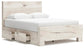 Lawroy  Panel Bed With Storage, Dresser, Mirror, Chest And Nightstand