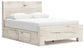 Lawroy  Panel Bed With Storage, Dresser, Mirror, Chest And Nightstand