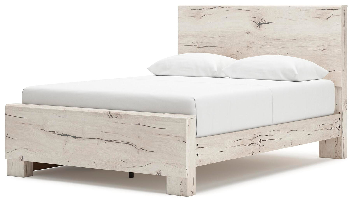 Lawroy  Panel Bed With Storage, Dresser, Mirror, Chest And Nightstand