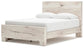 Lawroy  Panel Bed With Storage, Dresser, Mirror, Chest And Nightstand