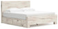 Lawroy  Panel Bed With Storage, Dresser, Mirror And Nightstand