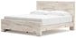 Lawroy  Panel Bed With Storage, Dresser, Mirror And Nightstand