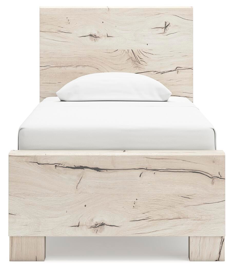Lawroy  Panel Bed, Dresser And Mirror