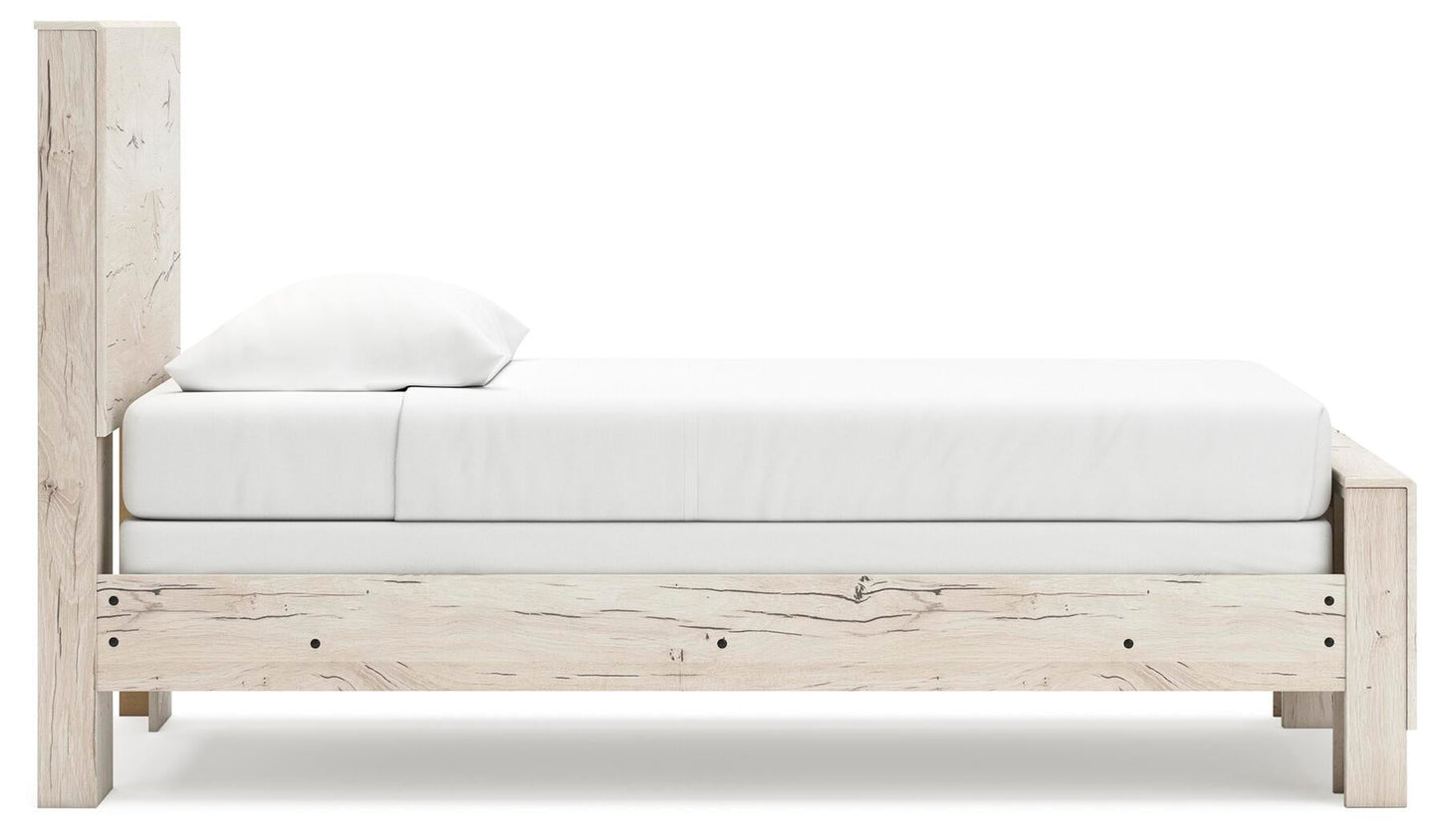 Lawroy  Panel Bed, Dresser And Mirror