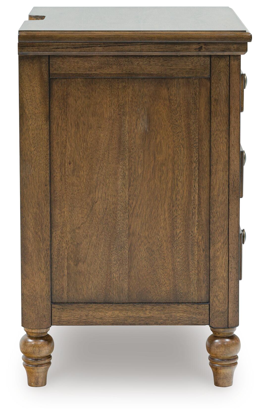 Sturlayne California  Upholstered Panel Bed, Dresser, Mirror, Chest And Nightstand