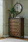 Sturlayne California  Upholstered Panel Bed, Dresser, Mirror, Chest And Nightstand