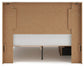 Lawroy  Panel Bed With Storage, Dresser And Mirror