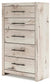 Lawroy  Panel Storage Bed, Dresser, Mirror, Chest And Nightstand