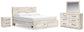 Lawroy  Panel Storage Bed, Dresser, Mirror And Nightstand