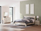 Lawroy  Panel Bed, Dresser, Mirror And Nightstand