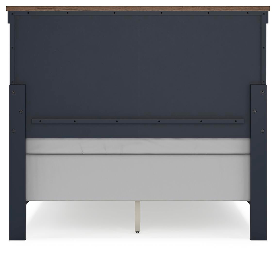 Landocken  Panel Bed, Dresser, Mirror, Chest And Nightstand