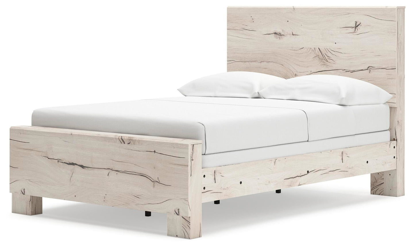Lawroy  Panel Bed, Dresser And Mirror