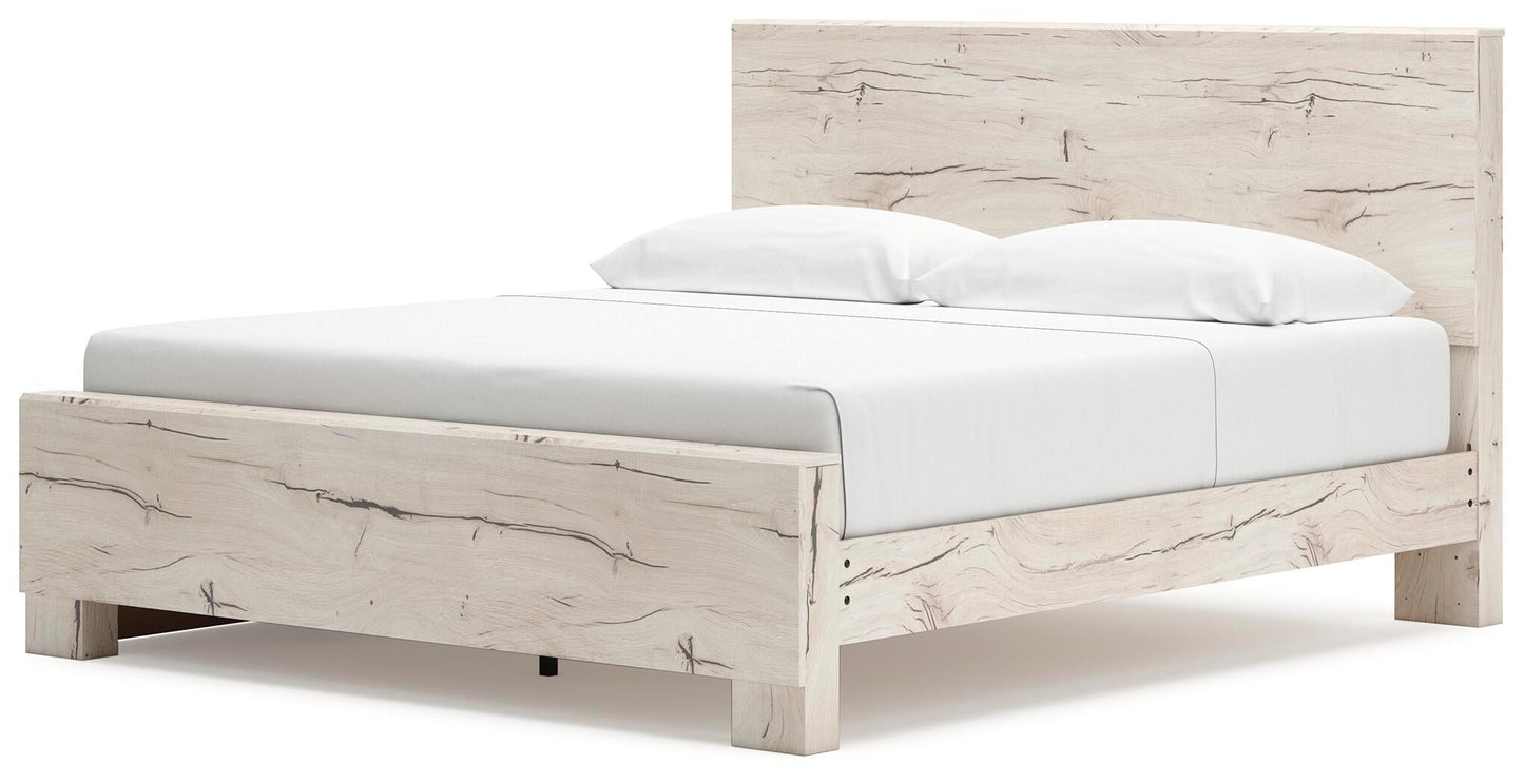 Lawroy  Panel Bed With Storage, Dresser, Mirror, Chest And Nightstand