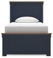 Landocken  Panel Bed, Dresser And Mirror