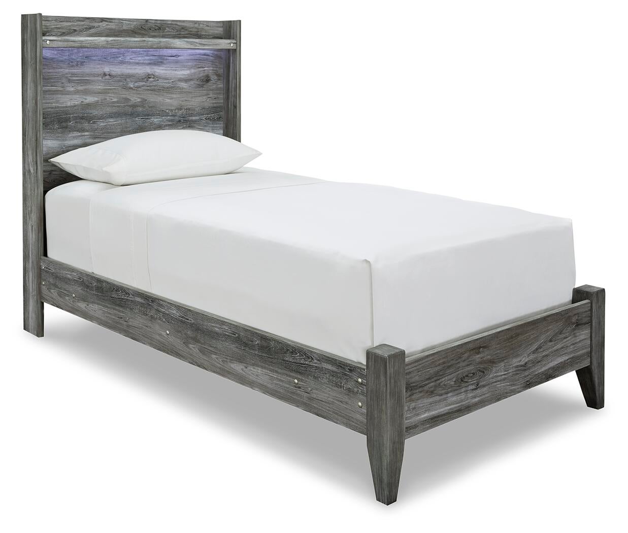 Baystorm  Panel Bed With Mirrored Dresser And Nightstand