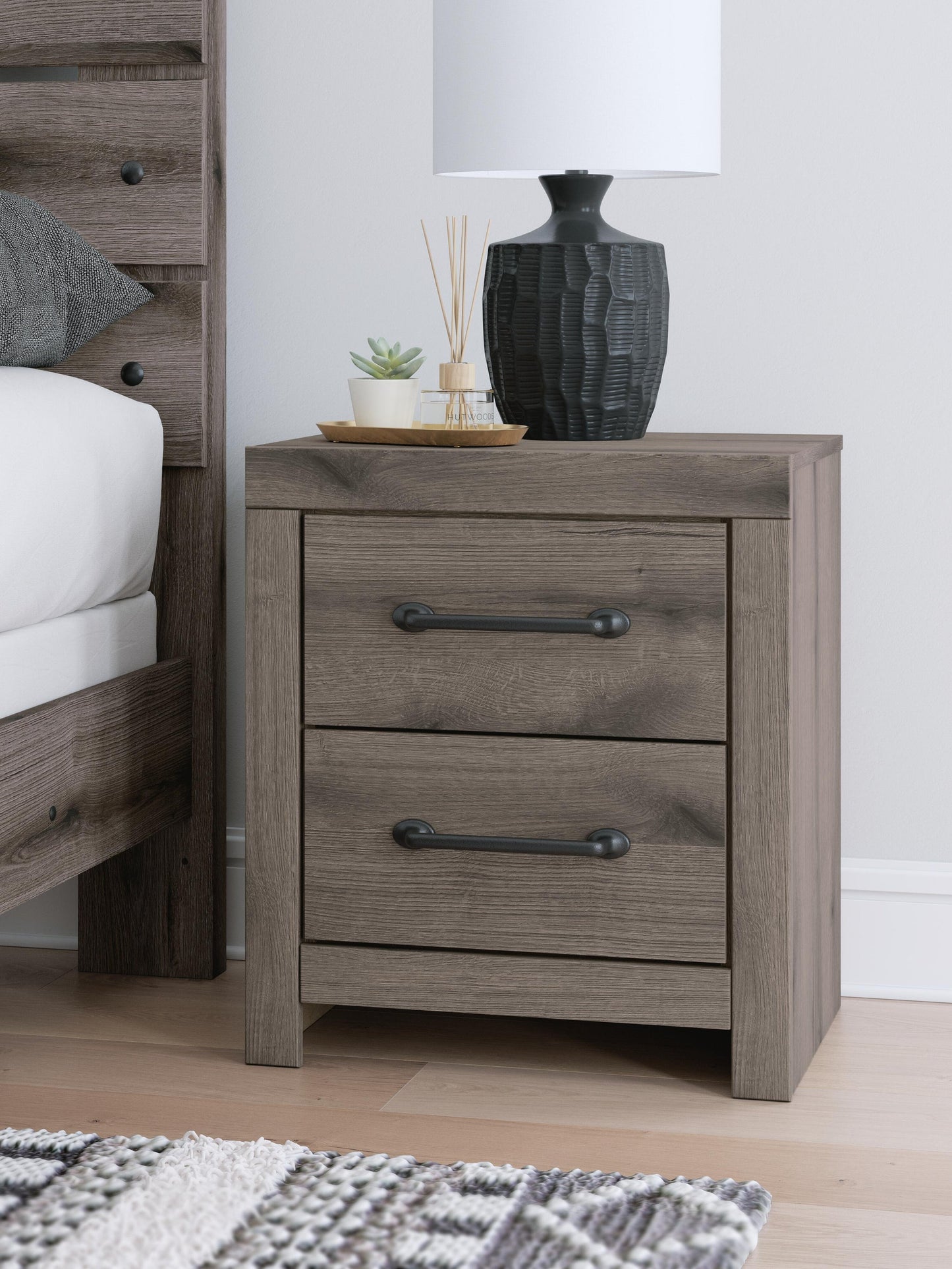 Urbanoore  Panel Bed With Storage, Dresser, Mirror And Nightstand