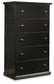 Maribel  Panel Bed, Dresser, Mirror, Chest And Nightstand