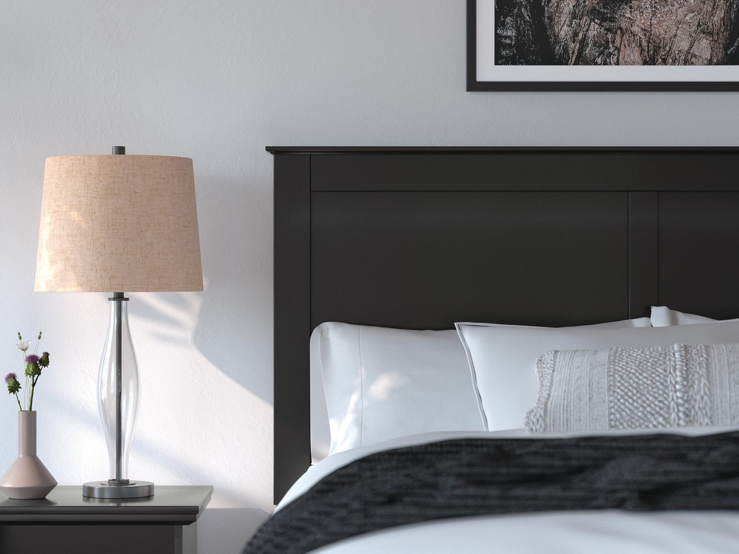 Maribel  Panel Bed, Dresser, Mirror, Chest And Nightstand