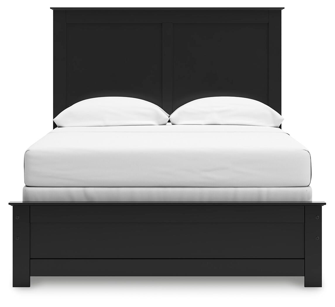 Maribel  Panel Bed, Dresser And Mirror