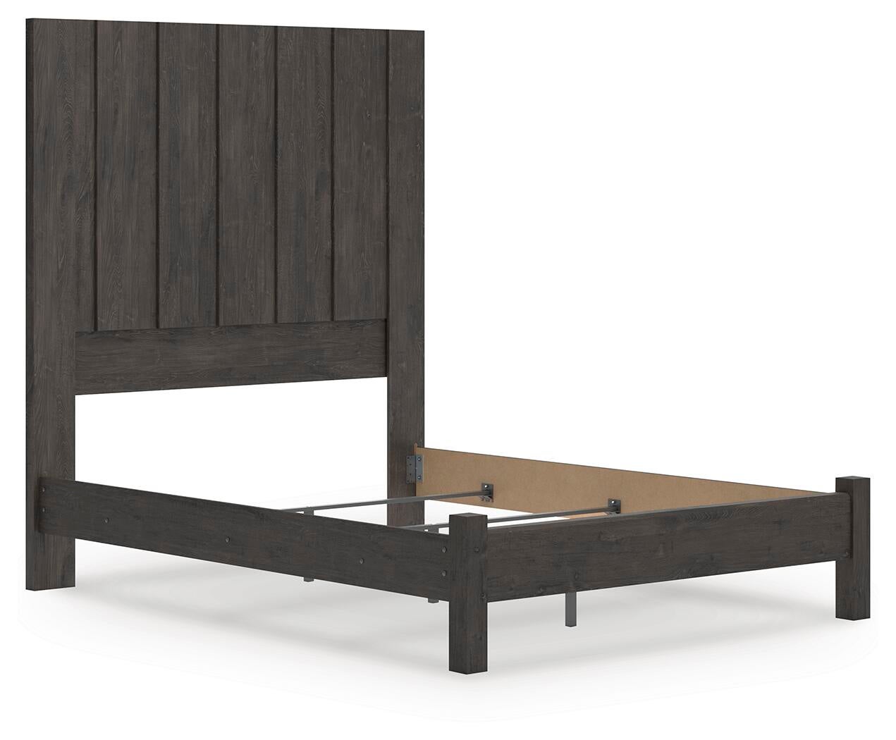 Fraluna  Panel Bed, Dresser, Mirror And Nightstand