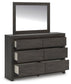Parlayon  Panel Bed, Dresser, Mirror, Chest And Nightstand