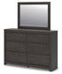 Parlayon  Panel Bed, Dresser, Mirror, Chest And Nightstand