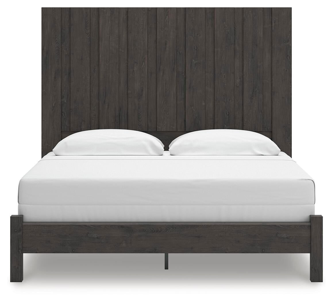 Parlayon  Panel Bed, Dresser, Mirror, Chest And Nightstand