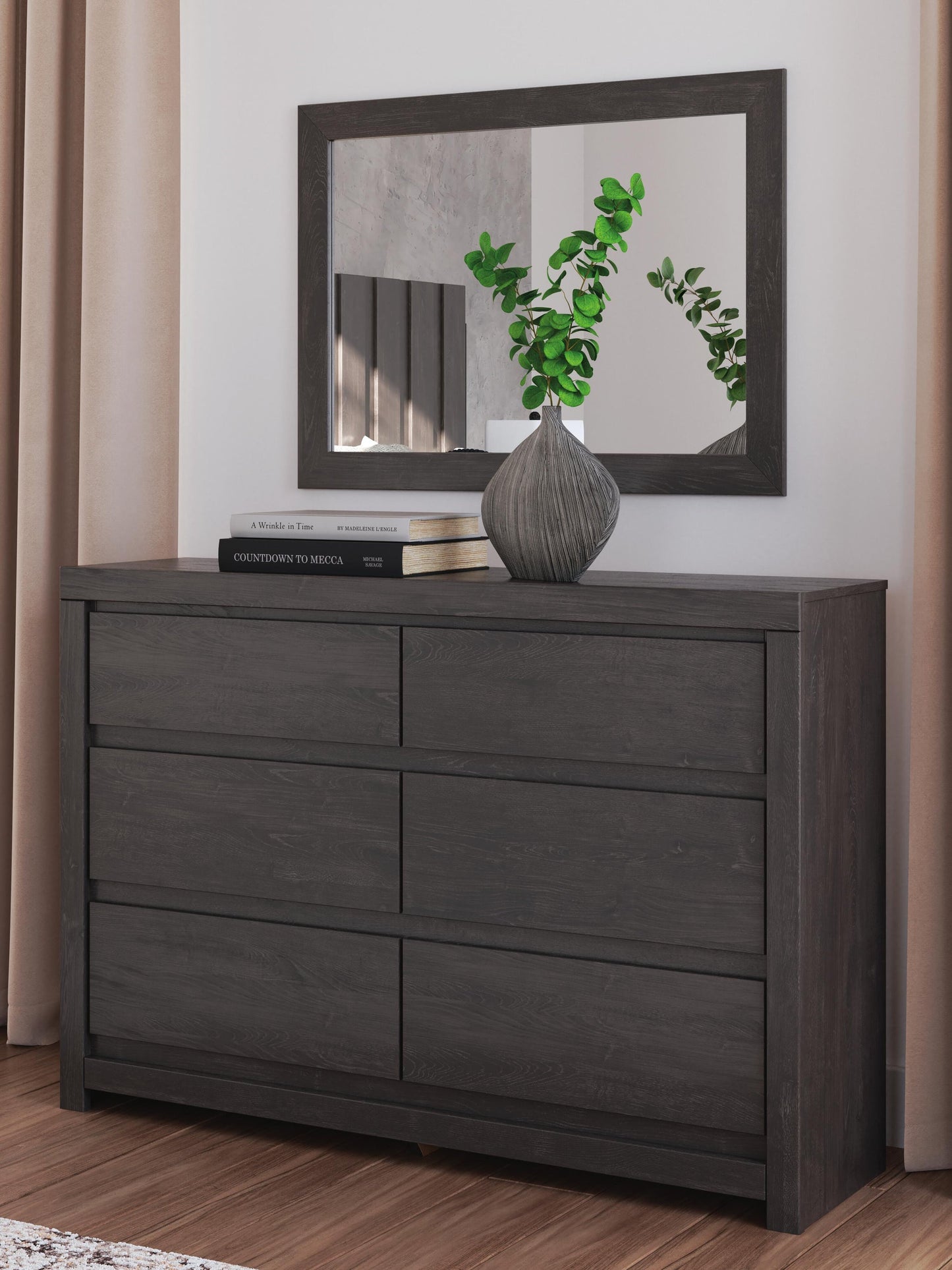 Parlayon  Panel Bed, Dresser, Mirror, Chest And Nightstand
