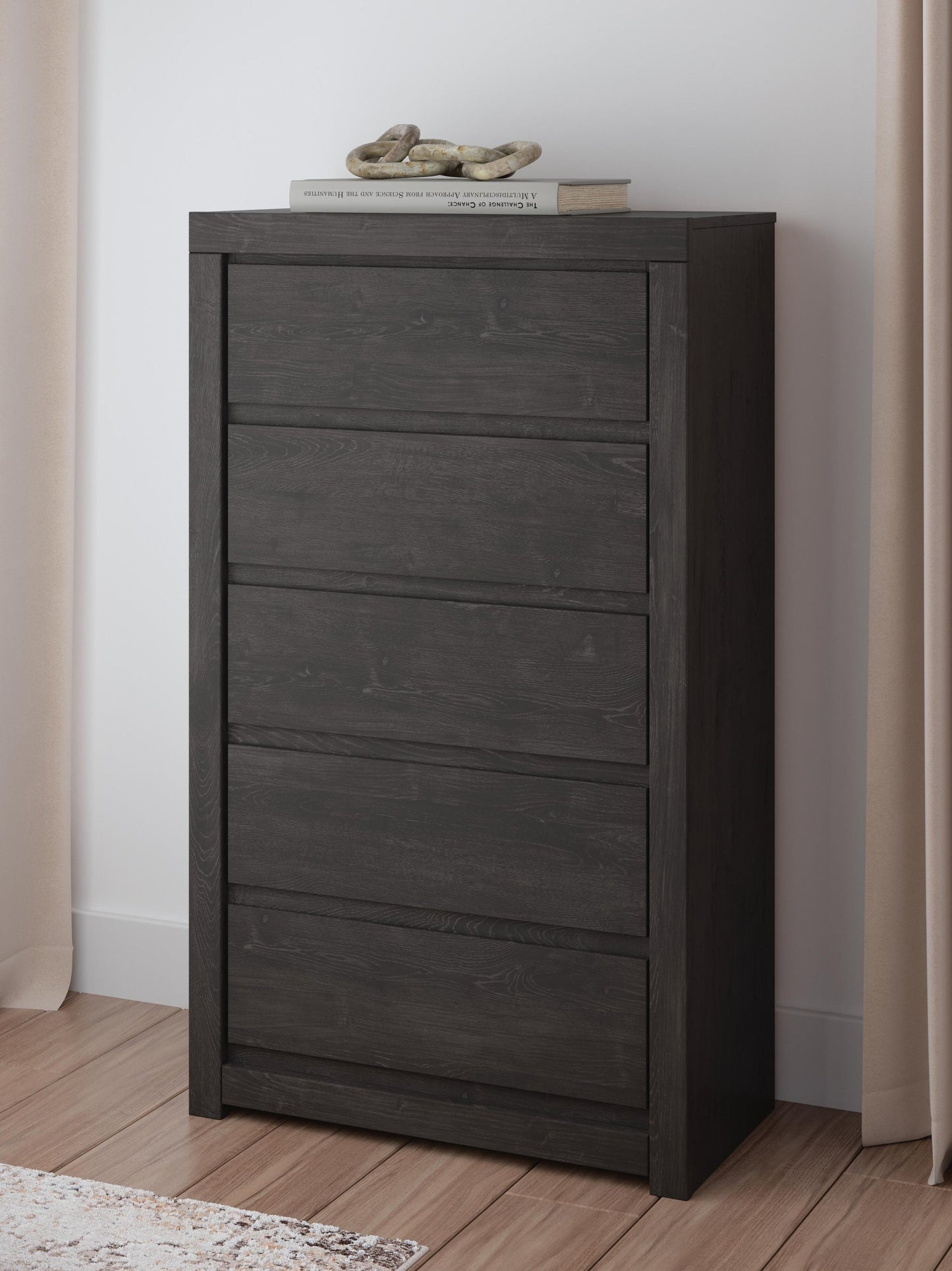 Parlayon  Panel Bed, Dresser, Mirror, Chest And Nightstand