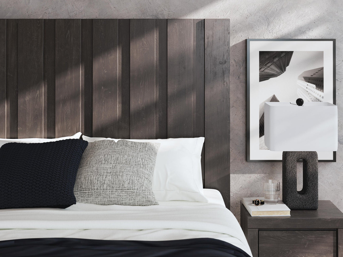 Parlayon  Panel Bed, Dresser, Mirror, Chest And Nightstand