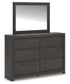 Parlayon  Panel Storage Bed, Dresser, Mirror And Nightstand